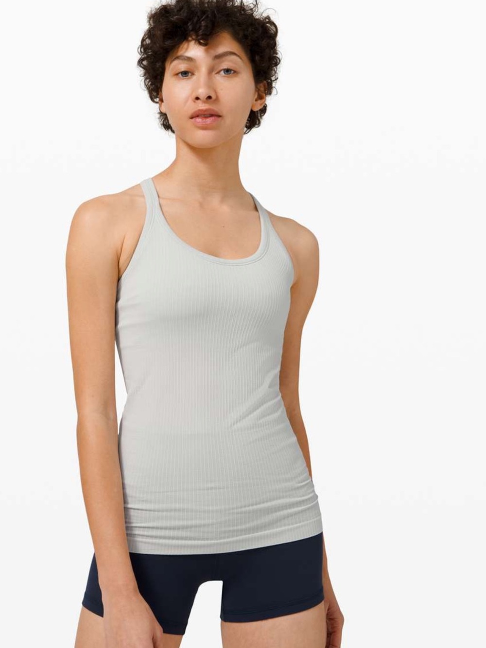 Lululemon Ebb To Street Tank II Vapor Gray 6